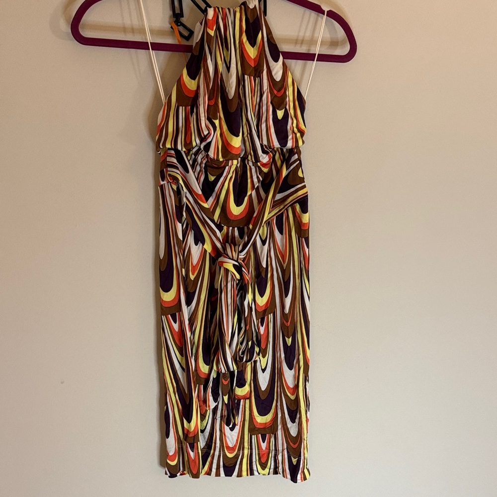 Missoni NWT Vibrant Backless Halter Dress